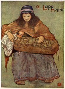 Une mère et son enfant lapon, 1905 - Nico Jungman